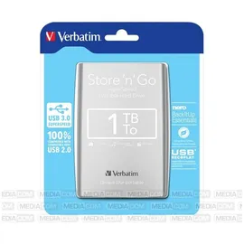 Verbatim Store 'n' Go 1 TB USB 3.0 silber 53071