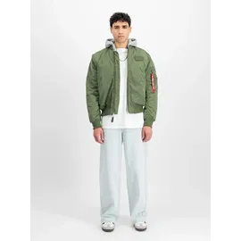 Alpha Industries MA-1 TT Two Tone Hood CW grün M