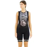 Ale Strada damen shorts schwarz weis - L