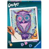 Ravensburger 28990 - CreArt, Malen nach Zahlen Dreaming Owl, Eule