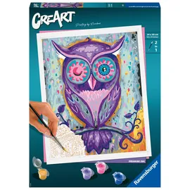 Ravensburger 28990 - CreArt, Malen nach Zahlen Dreaming Owl, Eule