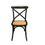 Biscottini Küchenstühle aus Holz 86x42x46 cm – Küchenstuhl aus Holz – Vintage-Esszimmerstühle – Holzstühle Küche und Garten