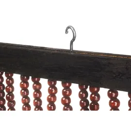 Kobolo Türvorhang Perlenvorhang CHOCO Holzperlen 50 Stränge 100x210cm