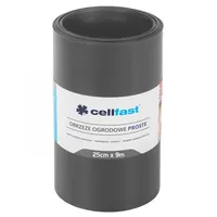 Cellfast 5901828850882 Rasenkante, glatt, Kunststoff, Graphit, 25 cm x 9 m
