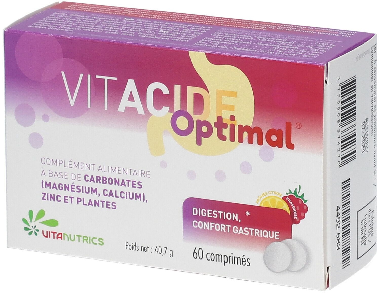 Vitanutrics Vitacide Optimal® 60 pc(s) comprimé(s)