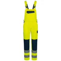 Safestyle BORNA Warnschutz-Latzhose | Warngelb/marine 64 | W44