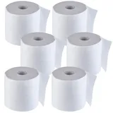 KADAX Küchenrolle, 2-lagig, Küchenpapier aus 100% Zellstoff, Papiertuch, geprägt, Küchentuch, Haushaltsrolle für Reinigung, Toilettenpapier, Haushaltspapier, weiß (6, 60 m)