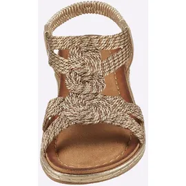 Andrea Conti Sandale Damen Gold 42