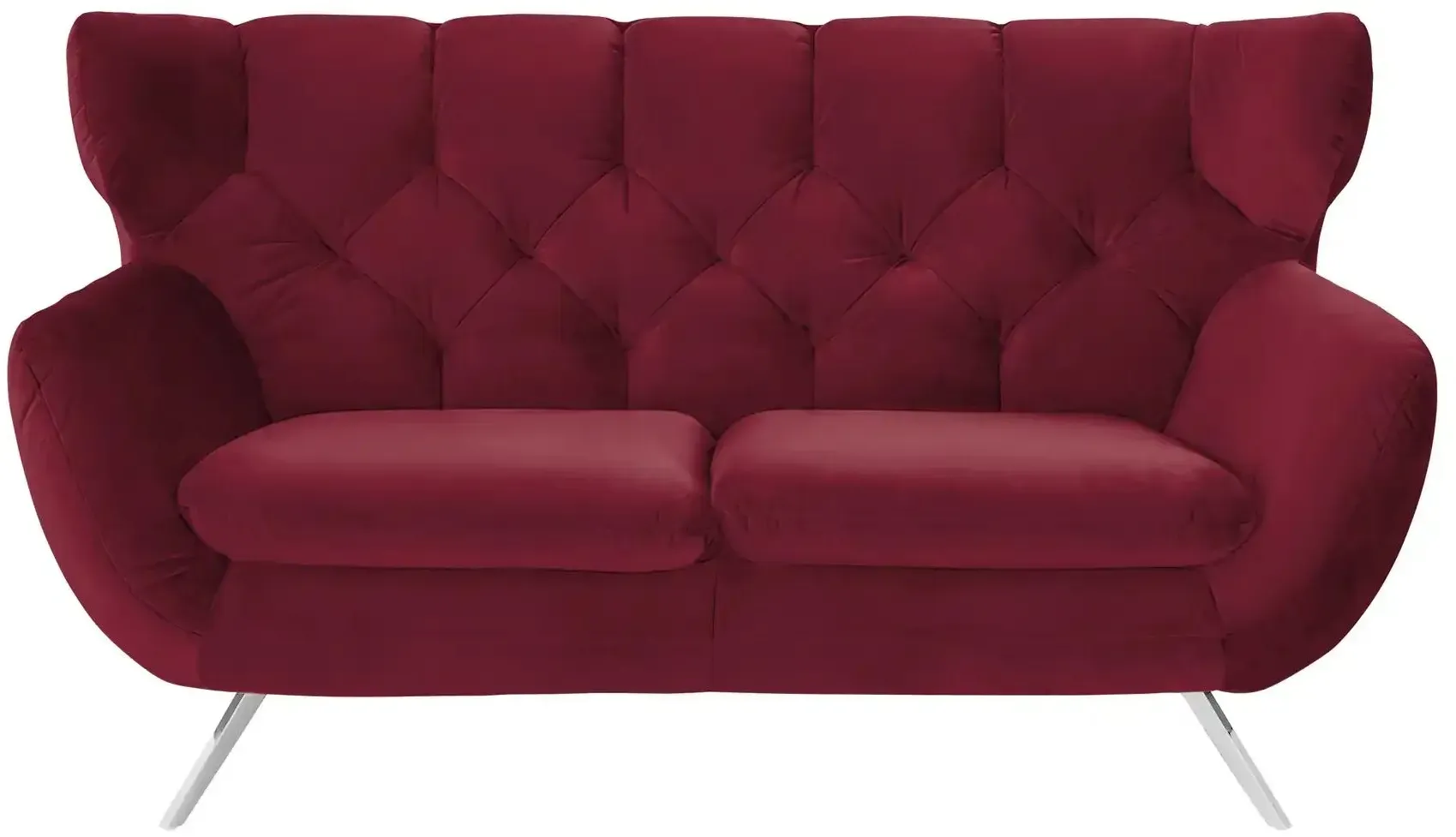Jette Home Sofa  Caldara , rot , Maße (cm): B: 190 H: 94 T: 95.0