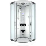 AcquaVapore Dampfdusche Duschtempel Sauna Dusche Duschkabine D46-00T2 80x80 cm ohne 2k Scheiben Versiegelung