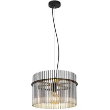 GLOBO Gorley 1-flg. 40 cm rund schwarz matt
