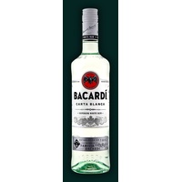 2x Bacardi Carta Blanca 40% Vol 0,7l Bacardi Rum