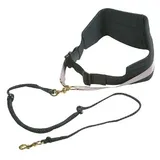 Karlie FLAMINGO Joggingleine Elastisch Canicross Schwarz