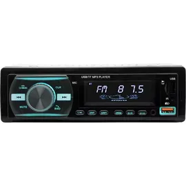 Retoo Autoradio Bluetooth Freisprecheinrichtung Fernbedienung, 1 DIN MP3 Player 2 USB Musikspielen Aufladen, FM Radio Tuner MP3, AUX RDS, MicroSD