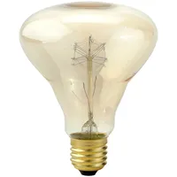 Luminea Vintage-Schmucklampe, Kolben, mit gitterförmigem Glühdraht