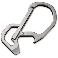 CIVIVI 09WE038 Unisex – Erwachsene Click Titanium Gray Multitool,grau,5,8cm