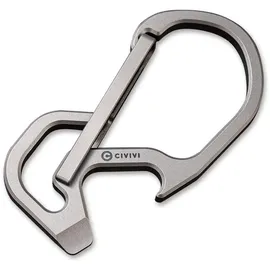 CIVIVI 09WE038 Unisex – Erwachsene Click Titanium Gray Multitool,grau,5,8cm