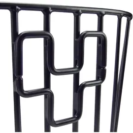 KLICKfix Vorderradkorb Alumino schwarz