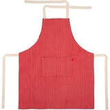 stuco Kochschürze »gestreift«, (1 tlg.), mit Brusttasche, rot