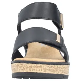 Rieker Keilsandaletten Damen Schwarz 40