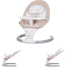 Chipolino Babywippe Lera Musik, Sicherheitsgurt, Kissen, Fernbedienung, Timer beige