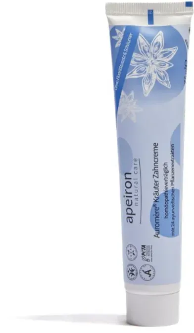 Preisvergleich Produktbild apeiron Auromère Kräuter-Zahncreme Homöopathie Bio 75ml -minzfrei