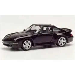 HERPA 021890-002 1:87 Porsche 911 Turbo (993), schwarz