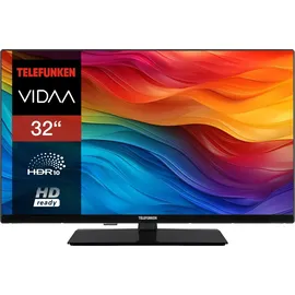 Telefunken Fernseher 32 Zoll Smart TV VIDAA XH32VP750M - HD-Ready Fernseher, HDR TV mit Triple-Tuner