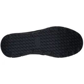 SKECHERS Nampa Broxtin Medizinischer Arbeitsschuh, Black Leather Synthetic, 48.5