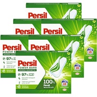 Persil Power Bars Universal Waschmittel, 96 (6 x 16) Waschladungen, vordosiertes Vollwaschmittel in nachhaltiger Verpackung, für hygienisch reine Wäsche bereits ab 20° C