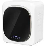 HOMCOM Ablufttrockner 4 kg Wäschetrockner mit Desinfektion, Desodorierung, Smart Mode, Trockner mit Edelstahlwanne, Frontlader, für Wohnung, Haus, Wohnmobile, Weiß   Aosom