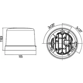 Hella Blitz-Kennleuchte 2XD012972-101]