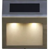 Star Trading Solar-Hausnummernleuchte Wally - Silber