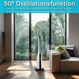 Echos Eco-121 90 cm Turmventilator Weiß
