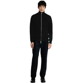 Selected Strickjacke SLHDANE LS KNIT STRUCTURE FULL ZIP Regular Fit 16096883 Schwarz L