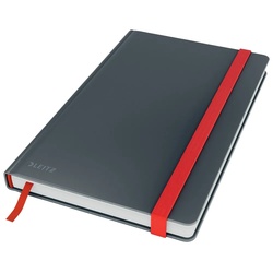 LEITZ Notizbuch Cosy 4454, DIN A5, kariert, dunkelgrau