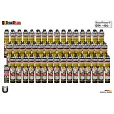 Brandschutzschaum B1 Bauschaum 48x750ml 1x Reiniger Montageschaum Pistolenschaum