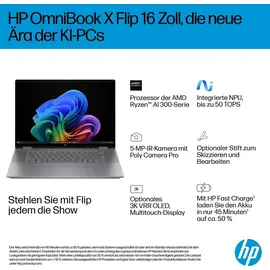HP OmniBook X Flip 16-ar0078ng AMD Ryzen AI 7 350 32 GB RAM 1 TB SSD