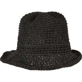 URBAN CLASSICS Braid Bast Fischerhut Black One Size