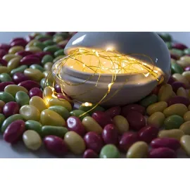 Konstsmide LED-Lichterkette Micro 2,4 m Messingfarben 20 Warmweiße Dioden