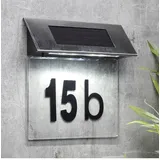 garden hero Hausnummernleuchte 249 Silber