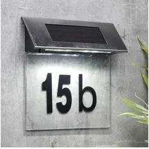 garden hero Hausnummernleuchte 249 Silber