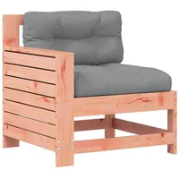 vidaXL Gartensofa mit Armlehne und Kissen Massivholz Douglasie