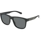 Polaroid PLD 2155/S Herren-Sonnenbrille Vollrand Eckig Kunststoff-Gestell, schwarz
