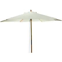 PROGARDEN Sonnenschirm Ø 250 cm Weiß