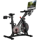 yesoul Speedbike G1M Plus & MAX (App mit VoD Trainingskursen), 1080P FHD, 4×30W Lautsprecher, Kinomap&Zwift, Heimtrainer schwarz