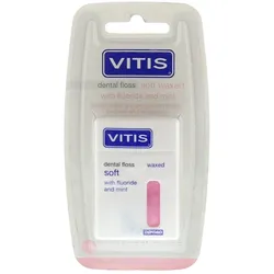 VITIS Zahnfloss gewachst mit Fluorid und Minze 1 St