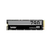 Lexar NM790 2TB Interne SSD, M.2 2280 PCIe Gen4x4 NVMe 1.4 , Bis zu 7400MB/s Lesen, 6500MB/s Schreiben, Solid-State-Laufwerk für PS5, PC, Laptop und Gamer (LNM790X002T-RNNNG)