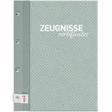 ROTH Zeugnismappe Pattern mit Buchschrauben Dusty Mint