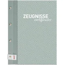 ROTH Zeugnismappe Pattern mit Buchschrauben Dusty Mint